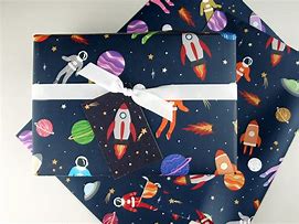 Image result for Outer Space Gift Wrapping
