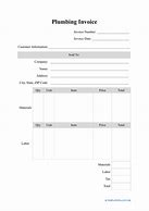 Image result for Blank Invoice Template Plumbing