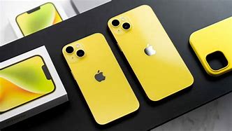 Image result for iPhone 14 Plus Yellow Box