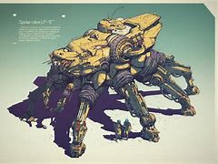 Image result for Spider Mech Drawing