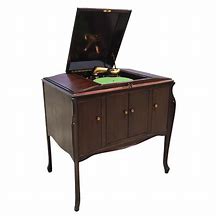 Image result for Vintage RCA Record Player Cabinet