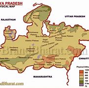 Image result for Physical Map of MP