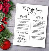 Image result for Christmas Card Family Update Letter