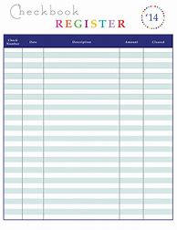 Image result for Blank-Check Register Template Printable