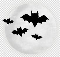 Image result for Bat and Moon Sillouette