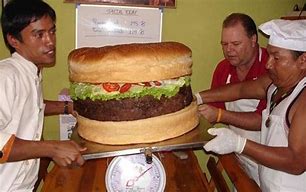 Image result for World's Largest Burger