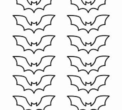 Image result for 3-Dimensional Bat Template