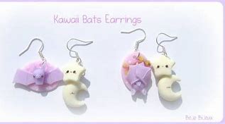 Image result for Kawaii Bat Earrings