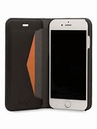 Image result for iPhone 7 Black Leather Folio Case