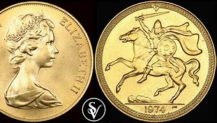 Image result for Isle of Man Four-Sided Gold Sovereign 1999