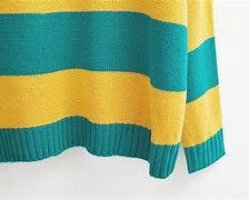 Image result for Black and Yellow Striped Sweater