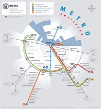 Image result for Amsterdam Metro Map