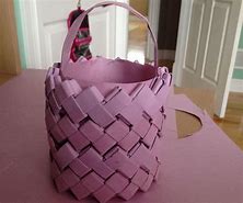 Image result for Paper Bag Basket Weaving