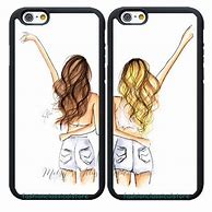 Image result for BFF Phone Cases for 2 People Girls Conacting