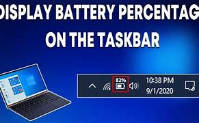 Image result for How to Show Battery Percentage Laptop