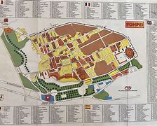 Image result for Excavation Map of Pompeii