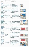 Image result for Portable Storage Unit Size Chart