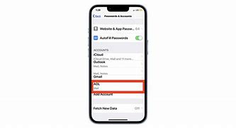 Image result for Changing Email Password On iPhone