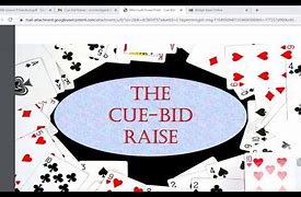 Image result for cue bid