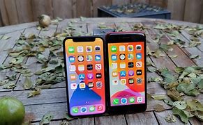 Image result for iPhone SE vs iPhone 12 Photos