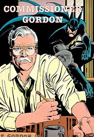 Image result for Batman Comic Book Commissioner Gordon