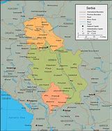 Image result for Kosovo and Serbia On World Map