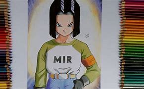 Image result for Android 17 Drawing