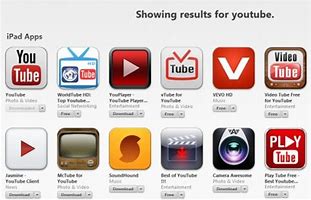 Image result for YouTube On iPad