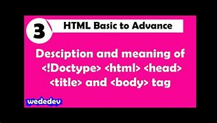 Image result for Doctype HTML Code