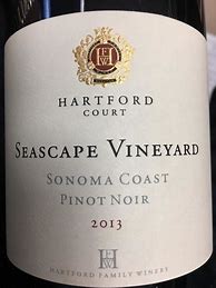Image result for Hartford Hartford Court Pinot Noir Seascape