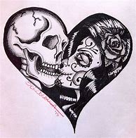 Image result for Skeleton Love Drawing