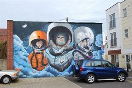 Image result for Space Mural On Van