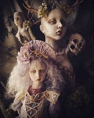 Image result for Creepy Alice in Wonderland Art