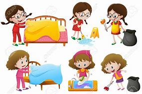 Image result for Kids Doing Chores Clip Art