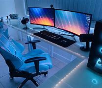 Image result for Gaming Setup Ideas with L Shap Desk