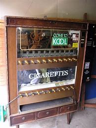 Image result for Antique Cigarette Vending Machine