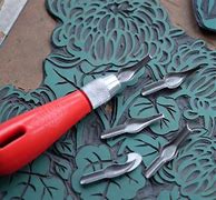 Image result for Linocut Printing Tools