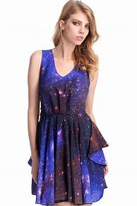 Image result for Galaxy Dress Dames