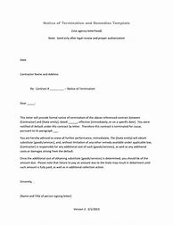 Image result for Termination Letter without Cause