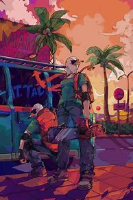 Image result for Hotline Miami Cool Art