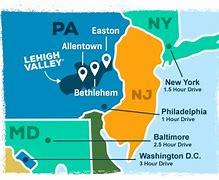 Image result for Lehigh Valley PA Municipality Map