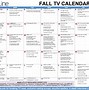 Image result for Printable Fall TV Premiere Calendar
