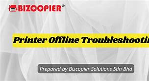 Image result for Printer Offline Troubleshooter