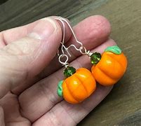 Image result for Pumpkin Earrings