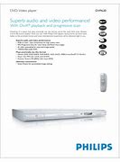 Image result for Philips DVD Player Menu