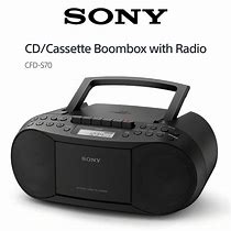 Image result for Boombox with CD and Cassette