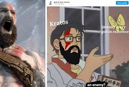 Image result for Kratos Meme