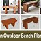 Image result for 4x4 Post Bench Plans