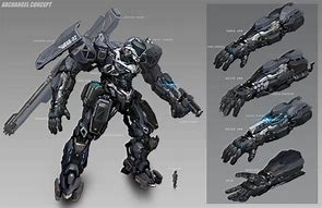 Image result for Mech Robot 4 Arms Concept Art