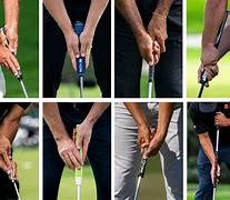 Image result for Tiger Woods Putting Grip